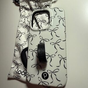 Loopy Case 14 Pro Righty Black Bows